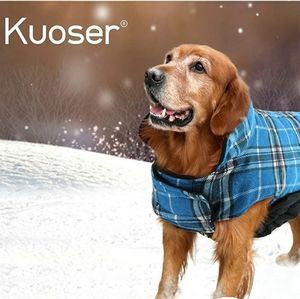 KuoserWaterproof Windproof Reversible Dog Coat